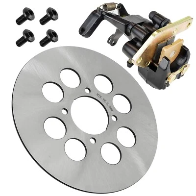 Disco de freno trasero derecho con pernos y pinza para Yamaha Raptor 660R 2001-2005 Foto 1 de 4