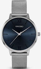 Vincero- "Eros" Ladies Wristwatch Silver & Turkish Blue
