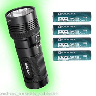 Eagletac MX25L4 SST-90 Flashlight - 2850 Lumen w/4x 3400mAh 18650 Batteries - Image 1 of 4
