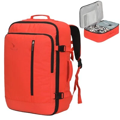 Hynes Eagle 38L Travel Backpack Carry On Air Travel Lpatop Daypack Packing Cubes - Image 1 of 4