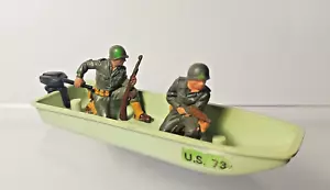 BRITAINS LTD 1/32 U.S. WWII/2 marines assaut boat 73 soldats vontage soldiers - Photo 1/3