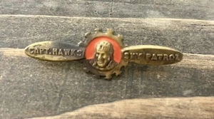 Distintivo spilla pattuglia cielo capitano falchi aviazione USA anni '30 - Foto 1 di 4
