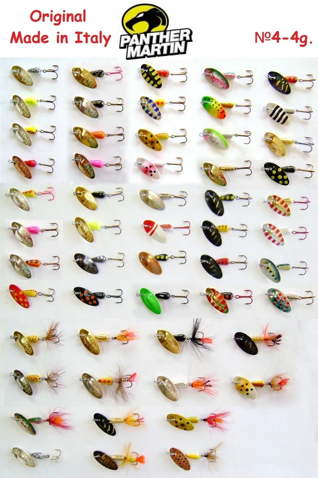 Panther Martin 4g.Angeln,Spinner,Blinker Köder,Forelle,Hechte,Barsch,Trout,ITALY - Bild 1 von 1