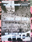 OASIS  PROMO ADVERT CARD FOR "...THERE AND THEN" VIDEO RELEASE 14/10/96