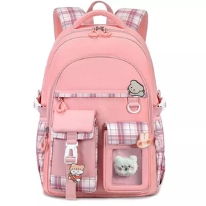 Kids Backpack for Girls Teens Kawaii Backpack for School Cute Bookbag for Prim - Picture 1 of 5
