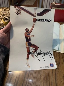 vTg 1986 Kareem Abdul Jabbar t-Shirt Iron-On transfer NBA Foto Products NBPA - Picture 1 of 5