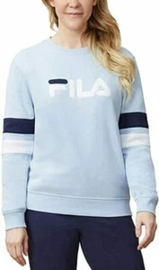 Fila Women's Michele Pullover Crewneck Sweatshirt ( Blue, M)NWOT - Picture 1 of 2