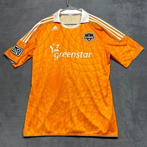 Adidas Climacool Houston Dynamo 2011-12 Home Jersey Men's XL Orange White Logo - Picture 1 of 9