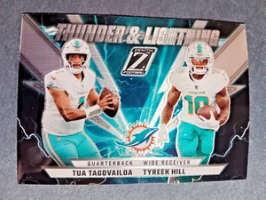 2022 Panini Zenith Tua Tagovailoa Tyreek Hill Thunder and Lightning - Bild 1 von 2
