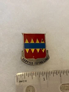 Authentic US Army Beer Can 721st Maintenance Battalion DI DUI Crest Insignia 2A - Picture 1 of 2