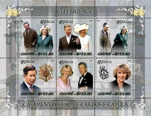 Guinea - Bissau 2005 - Celebrities: Royal Wedding of Charles & Camilla 6v - Picture 1 of 1
