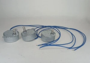 3x Synchronous Synchron Motor 50-60Hz Cross Hole Shaft School Project Model - Picture 1 of 4