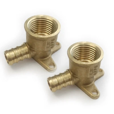 EFIELD 2 PCS 1/2" PEX x 1/2" Female NPT  Drop Ear Elbow Crimp Fitting(Lead Free) - Image 1 of 2