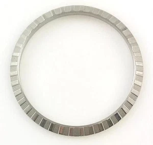 Original ROLEX Edelstahl Motor gedrehte Lünette für Damen DATEJUST - Bild 1 von 1