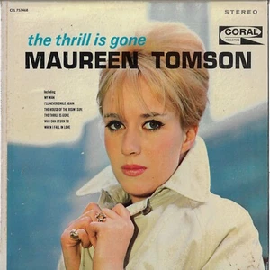 MAUREEN TOMSON the thrill is gone U.S. CORAL LP CRL-757468_orig 1961 JAZZ vocal - Picture 1 of 4
