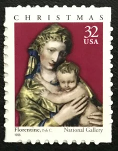 Scott#: 3244 - Madonna and Child 32¢ 1998 Einzelheftchenmarke selbstklebend - Bild 1 von 1