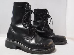 PM4 VTG Men's Rothco Korea Cap Toe Military Combat Black Lace Up Boots Sz 3 E - Picture 1 of 20