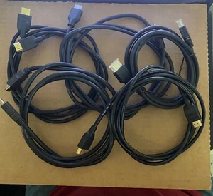 High-Speed HDMI Cables Various Lengths Seven- Black - Picture 1 of 1