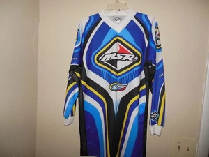#cw NEW w/out tags MSR Rage jerey blue white yellow adult Small - Bild 1 von 5