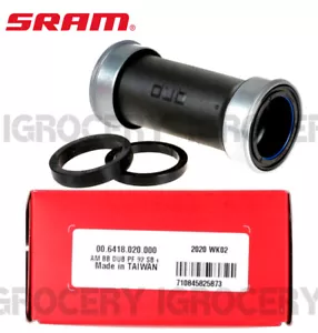 NUOVO SRAM DUB SUPER BOOST+ STAFFA INFERIORE PRESSFIT (NERO) (BB89,5/92MM) - Foto 1 di 1