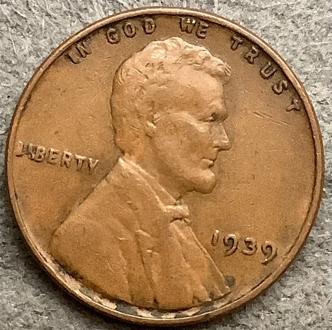 1939 p * Lincoln Wheat Cent - Higher Grade ~ A714 Cover