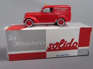 A836 Solido Hachette Renault Juvaquatre 1952 Firefighters Nevers 1:43 Box - Picture 1 of 13