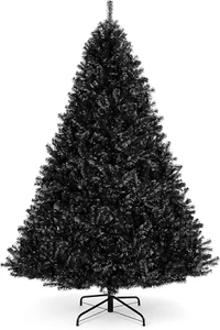Best Choice Products 6Ft Artificial Full Black Christmas Tree Seasonal Holiday D - Picture 1 of 12