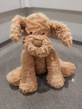 Jellycat Fuddlewuddle Brown Puppy Plush Soft Toy Dog 9" VGC 