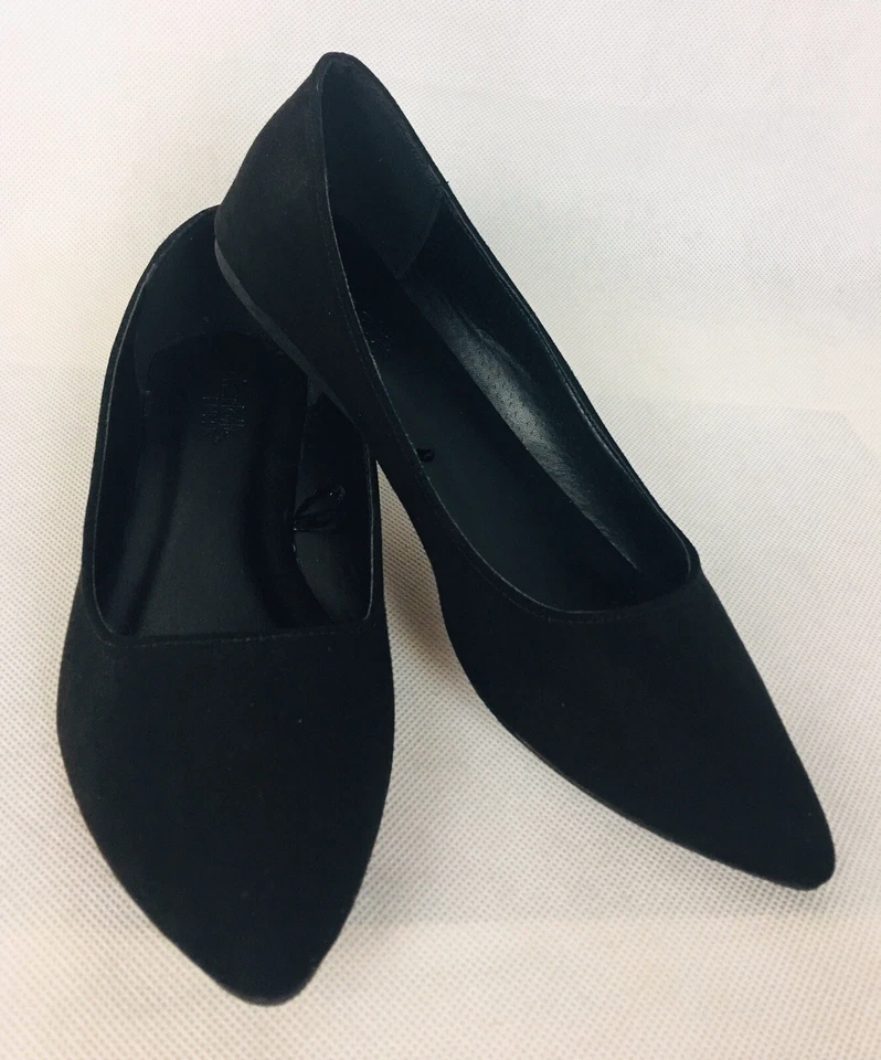 Pisos de ballet Charlotte Russe negros talla 7 Foto 1 de 2