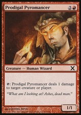 Magic the Gathering MTG Prodigal Pyromancer (221) Tenth Edition   LP