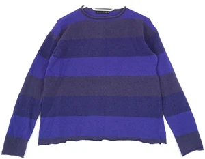 Gudrun Sjoden lila gestreifter weicher Wollpullover Gr. S - Bild 1 von 4