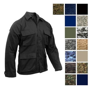 Rothco Military BDU Shirt Tactical Uniform Camouflage Army Coat Fatigue Jacket - Picture 1 of 44