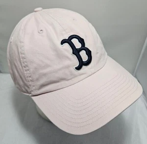 Boston Red Sox Vintage Twins Enterprise Hat Cap Pink Strapback Adjustable - Picture 1 of 8