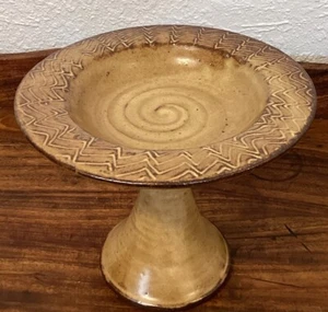 Handmade ‘Clay Shaper’ Pedestal, Rustic Studio Pottery. Free Shipping! - Picture 1 of 5