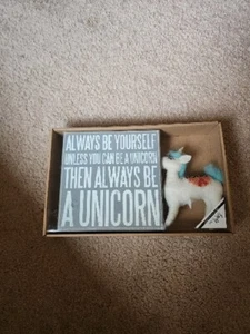 Juego de regalo de juguete y letrero de madera de fieltro PBK "Always Be Yourself" - Imagen 1 de 2