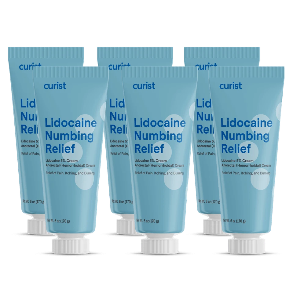 Лидокаиновый крем 5% (6 упаковок, 6 унций каждый) - Изображение 1 из 4