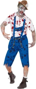 New Smiffy’s Zombie Bavarian Costume Oktoberfest Adult Size M, 38"- 40" - Picture 1 of 8