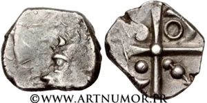 TOLOSATES (RÉGION DE VIEILLE-TOULOUSE) DRACHME “À LA TÊTE NÉGROÏDE” - Imagen 1 de 1