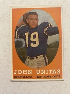 1958 Topps Johnny Unitas #22 Baltimore Colts Vintage HOF - VG ๐ฅ ๐ฅ - Picture 1 of 2