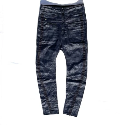 Pantalones de mezclilla G-Star Raw S.J.chino sueltos cónicos entrepierna caída para mujer 25 largo 32 azul Foto 1 de 4