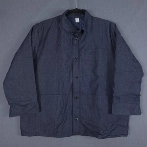 SCI Greene Prison Release Denim Jacket XL Inmate Issue Quilted Lined Blue - Picture 1 of 7