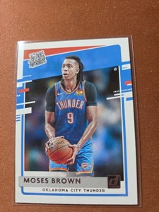 2021-22 Chronicles Draft Picks - Donruss Rated Rookies Moses Brown #198 RC - Bild 1 von 2