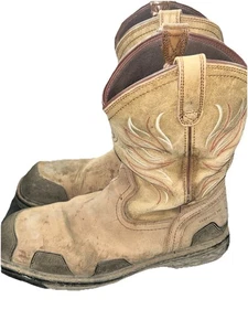 Ariat Overdrive Comp Toe Boot Brown Mens Size 11.5D - Picture 1 of 11
