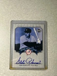 2003 UD PONY YSS: #PN-ER Eddie Robinson Auto NM-MT OR BETTER - Picture 1 of 4