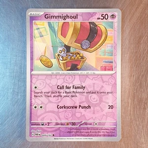 Tarjeta HOLO Gimmighoul 2023 Pokemon S&V Paradox Rift inversa 087/182 - Imagen 1 de 2
