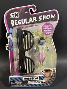 2012 JAZWARES CARTOON NETWORK REGULAR SHOW RETRO MORDECAI 3" FIGUR SONNENBRILLE - Bild 1 von 5