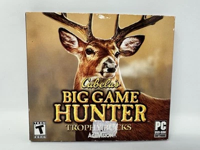 Cabela's Big Game Hunter: Trophy Bucks (PC DVD-ROM, 2007) MINT Disc! - Image 1 of 4