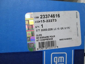 NEW GM OEM 10-15 CHEVROLET CAMARO- A/C COMPRESSOR- GENERAL MOTORS GMC 23374616 - Picture 1 of 2