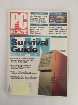 PC Magazine MAY 29, 1990 Vol. 9 No. 10 Back Issue COMPUTER Mag - Special Report - Image 1 of 3