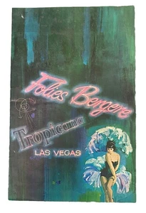 Vintage 1960s Folies Bergere 1964 Program Hotel Tropicana Las Vegas Nevada NV - Picture 1 of 3